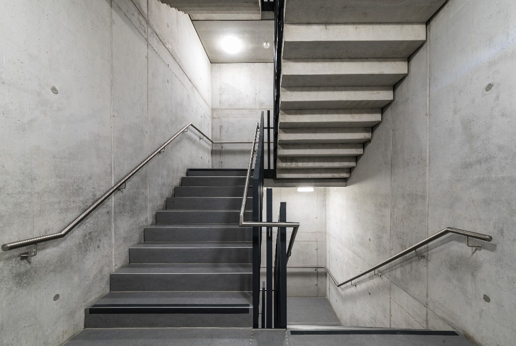Treppenhaus, Beton,